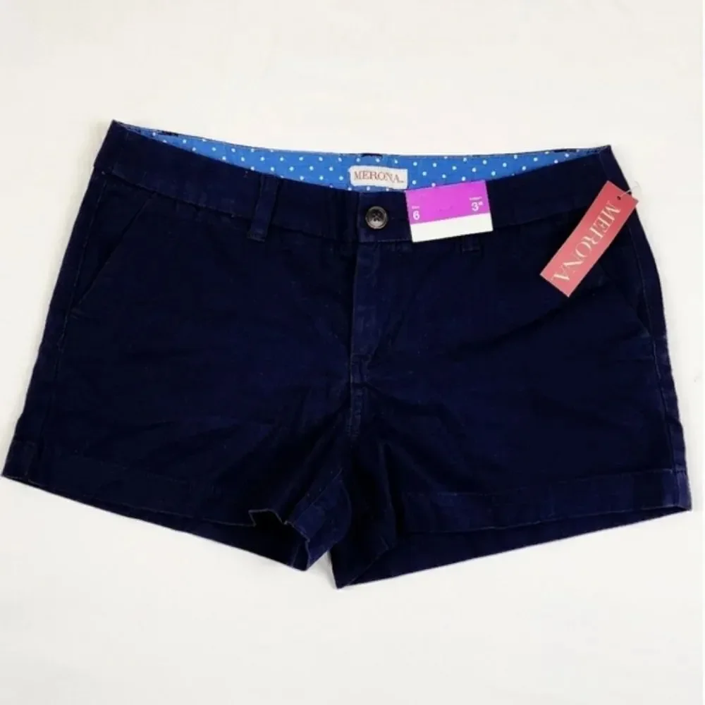 Merona 100% cotton shorts size 6